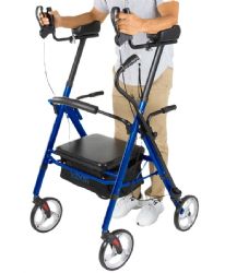 Series T Upright Walker With Adjustable Height and Folding Frame from Vive Health